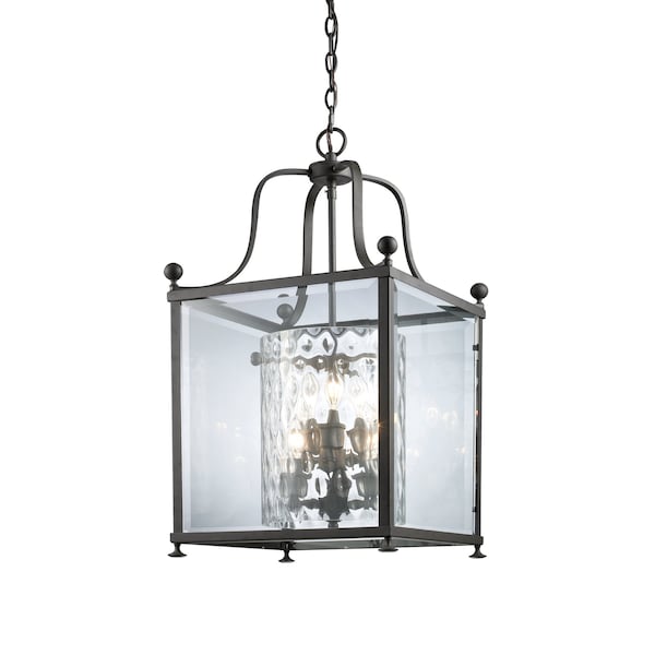 Z-Lite Fairview 6 Light Pendant, Bronze 177-6 - main
